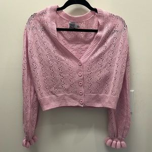 Super cute pink cardigan from Princess Polly. Size M/L